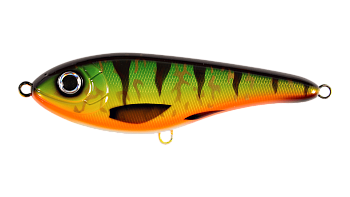 Воблер Джеркбейт Strike Pro Buster Jerk II Shallow Runner, цвет: CWC017 Green Tiger, (EG-049#CWC017)
