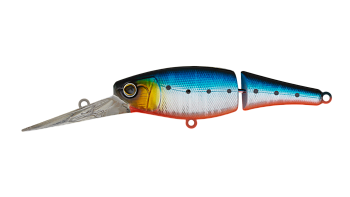 Воблер Составной Strike Pro Deep Runner 80, цвет: A234-SBO-LU Blue Back Silver OB Fluo, (EG-206#A234