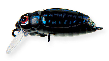 Воблер Крэнк Strike Pro Beetle Buster 40, цвет: 123F Black Beetle, (EG-174F#123F)