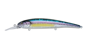 Воблер Минноу Strike Pro Hooligan Shallow 120SP, цвет: A210-SBO-RP Rainbow Ghost Wakasagi, (EG-220SP