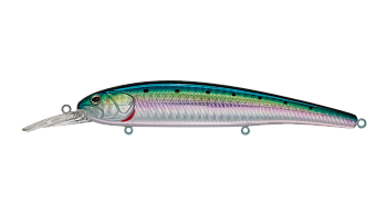 Воблер Минноу Strike Pro Hooligan Shallow 120SP, цвет: 692-713-RP Pacific Sardine, (EG-220SP#692-713