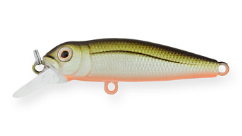 Воблер Минноу Strike Pro Midge 40, 40 мм, 2 гр, Загл. 0,5м., Нейтральный, цвет: 612T Natural Shad Silver, (EG-074SP#612T)