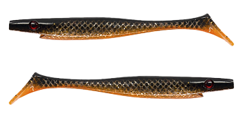 Силиконовая приманка Strike Pro Pig Shad Jr, цвет: Glitter Fegisen, (уп./2шт.), (SP-172C#SP10)