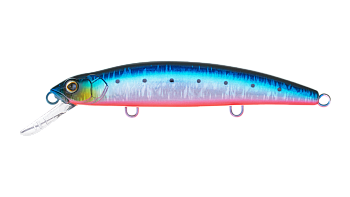 Воблер Минноу Strike Pro Musky Monster DL200, 200 мм, 107 гр, Загл. 1,0м.-3,0м., Плавающий, цвет: A234-SBO-LU Blue Back Silver OB Fluo, (MG-007F#A234-SBO-LU)