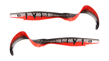 Силиконовая приманка Strike Pro Pig Tail Junior , цвет: The Red Baron, (уп./2шт.), (SP-172R#149)