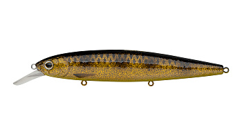 Воблер Минноу Strike Pro Bold 130SP, цвет: JV009F Spotted Bullhead, (EG-191-SP#JV009F)