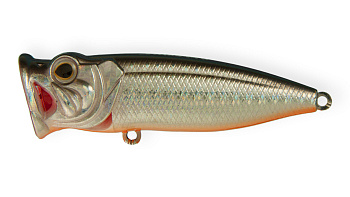 Воблер Поппер Strike Pro Pike Pop 70, цвет: A70-713 Black Silver OB, (SH-002C#A70-713)