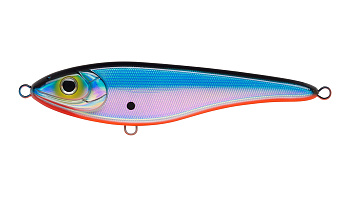 Воблер Джеркбейт Strike Pro Big Bandit Suspending, цвет: A05T Blue Silver Rainbow, (EG-078SP#A05T)