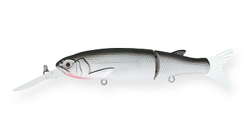 Воблер Составной Strike Pro Glider-X 105L, цвет: A010-EP Black Back Silver, (EG-157L-SP#A010-EP)