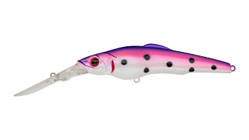 Воблер Минноу Strike Pro Challenger X Deep Diver 90L, цвет: C457F Purple Milk UV, (EG-076CL-F#C457F)