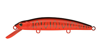Воблер Минноу Strike Pro Musky Monster DL200, цвет: A207-DRV Red Devil Pearl Red Lip, (MG-007F#A207-