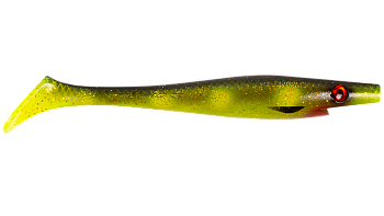 Силиконовая приманка Strike Pro Pig Shad, цвет: Hot Spotted Bullhead, (SP-172A#132)
