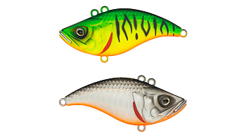 Воблер Раттлин Strike Pro Flap Jack 40, цвет: GC01S/A70-713 Double Black Silver OB/Mat Tiger, (EG-12