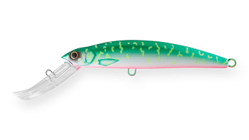 Воблер Минноу Strike Pro Musky Monster Deep 200CL, 200 мм, 118 гр, Загл. 10,0м.-12,0м., Плавающий, цвет: AC450F Malaren, WOLF COLOR, (MG-007CL#AC450F)