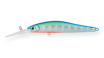 Воблер Минноу Strike Pro Jumper DR 90SP, цвет: A150-713 UV Blue Silver OB, (EG-192BL-SP#A150-713)