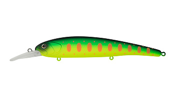 Воблер Минноу Strike Pro Hooligan Shallow 120SP, цвет: A209S Acid Mat Char, (EG-220SP#A209FS)