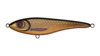 Воблер Джеркбейт Strike Pro Big Bandit Suspending, цвет: C768 Golden Roach, (EG-078SP#C768G)