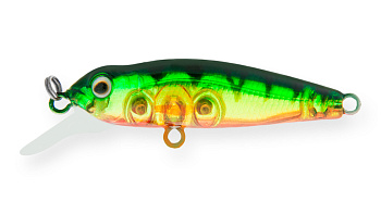 Воблер Минноу Strike Pro Midge 40, 40 мм, 2 гр, Загл. 0,5м., Нейтральный, цвет: A102G Transparent Perch, (EG-074SP#A102G)