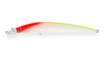 Воблер Минноу Strike Pro Top Water Minnow 110, 110 мм, 10,5 гр, Загл. 0,2м.-0,7м., Плавающий, цвет: A116L Fluo Clown, светящийся, (JL-166F#A116L)