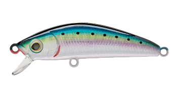 Воблер Минноу Strike Pro Mustang Minnow 60, 60 мм, 5,8 гр, Загл. 0,3м.-0,7м., Плавающий, цвет: 692-713-RP Pacific Sardine, (MG-002A#692-713-RP)