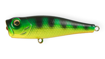 Воблер Поппер Strike Pro Bubble Pop 65, цвет: A45T Natural Perch, (EG-046#A45T)