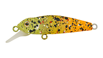 Воблер Минноу Strike Pro Midge 40, цвет: A254GS Yellow Matte Blob, (EG-074SP#A254GS)