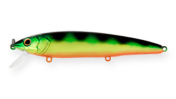 Воблер Минноу Strike Pro Flash Minnow 85, 85 мм, 8,6 гр, Загл. 0,5м.-1,5м., Плавающий, цвет: A45E Natural Perch, (EG-063F#A45E)