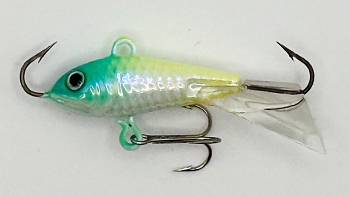 Балансир Strike Pro Ice Baby 24, цвет: 096PFLR, светящийся, хвост: прозрачный