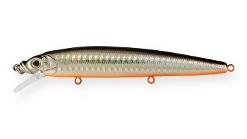Воблер Минноу Strike Pro Alpha Minnow 115, цвет: A70-713 Black Silver OB, (EG-033F#A70-713)