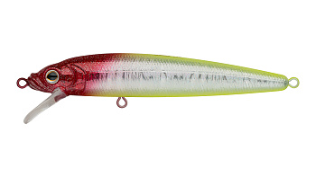 Воблер Минноу Strike Pro Alpha Minnow 95, 95 мм, 9 гр, Загл. 0,6м.-1,6м., Плавающий, цвет: X10-SBO Clown Silver, (EG-034F#X10-SBO)