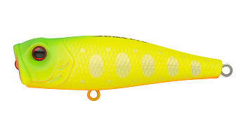 Воблер Поппер Strike Pro Bubble Pop 65, цвет: A178S Lemon Mat Tiger, (EG-046#A178S)