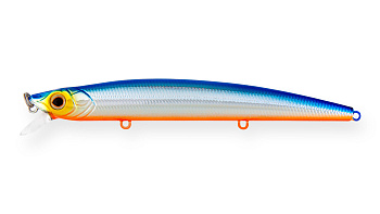Воблер Минноу Strike Pro Wiggle Stick 140, цвет: 626E Blue Silver OB, (EG-031F#626E)