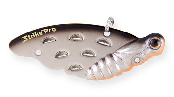 Блесна-Цикада Strike Pro Farfalla 26, цвет: Black Silver OB, (JG-007C#A70E)