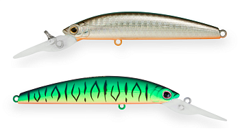 Воблер Минноу Strike Pro Magic Minnow 100, цвет: GC01S/A70-713 Double Black Silver OB/Mat Tiger, (EG
