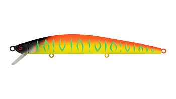 Воблер Минноу Strike Pro Slingshot Minnow 120F, 120 мм, 12,6 гр, Загл. 0,5м.-1,5м., Плавающий, цвет: A242S Sunrise Mat Tiger, (EG-145F#A242S)