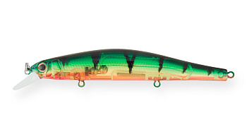 Воблер Минноу Strike Pro Inquisitor 110SP, цвет: A102G Transparent Perch, (EG-193B-SP#A102G)