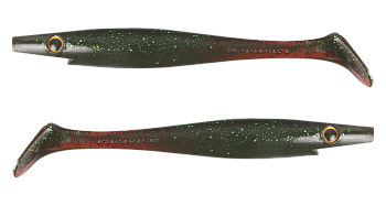 Силиконовая приманка Strike Pro Pig Shad Jr, цвет: Bloody Duke, (уп./2шт.), (SP-172C#C028)