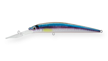 Воблер Минноу Strike Pro Alpha Diver 110, цвет: A210-SBO-RP Rainbow Ghost Wakasagi, (JL-062F#A210-SB