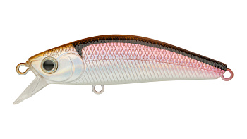 Воблер Минноу Strike Pro Skinny Mini 50S, цвет: A53-EP Silver Smelt UV, (EG-222A#A53-EP)
