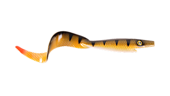 Силиконовая приманка Strike Pro Giant Pig Tail, цвет: Natual Perch OB, (уп./1шт.), (SP-172K#140)