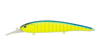 Воблер Минноу Strike Pro Hooligan Shallow 120SP, цвет: 597S Blue Mat Tiger, (EG-220SP#597S)