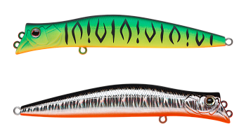 Воблер Дартер Strike Pro Darter-R Queen 100, цвет: GC01S/A70-713 Double Black Silver OB/Mat Tiger, (