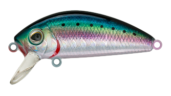 Воблер Минноу Strike Pro Mustang Minnow 45, 45 мм, 4,5 гр, Загл. 0,2м.-0,5м., Плавающий, цвет: 692-713-RP Pacific Sardine, (MG-002F#692-713-RP)