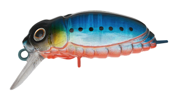 Воблер Крэнк Strike Pro Beetle Buster 40, цвет: A234-SBO-LU Blue Back Silver OB Fluo, (EG-174F#A234-