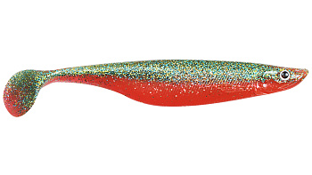 Силиконовая приманка Strike Pro Tumbler Shad 17, цвет: Carrot, (уп./4шт.), (SPT-17#009)