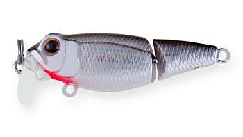 Воблер Составной Strike Pro Pygmy Jointed 40, цвет: A010-EP Black Back Silver, (EG-073J#A010-EP)