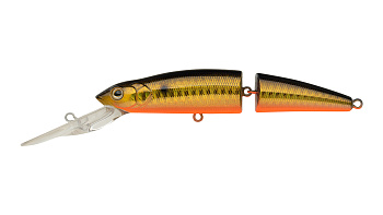 Воблер Составной Strike Pro Mr. Wiggly TL 110, цвет: 613-713 Black Back Smoked OB, (MG-010D#613-713)