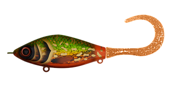 Воблер Джеркбейт Strike Pro Guppie, цвет: A274G Transparent Motorpike, (EG-208#A274G)