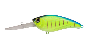 Воблер Крэнк Strike Pro Crankee Deep Diver 70, цвет: 597S Blue Mat Tiger, (JL-037F#597S)