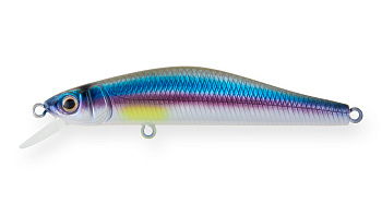 Воблер Минноу Strike Pro Inquisitor 80SP, цвет: A210-SBO-RP Rainbow Ghost Wakasagi, (EG-193A-SP#A210